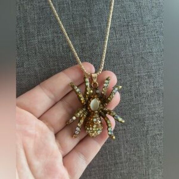 NWT. Betsey Johnson Champagne Golden.Retro Tarantula - Picture 3 of 4